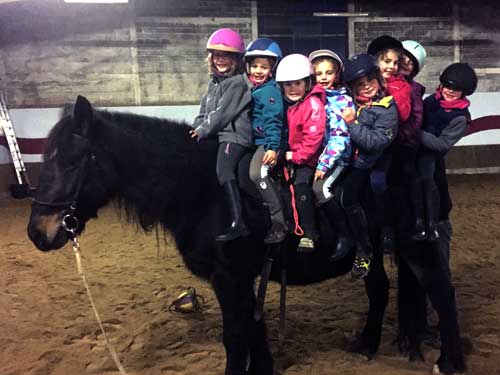 mise en avant ecole equitation enfants Club Hippique du Gévaudan