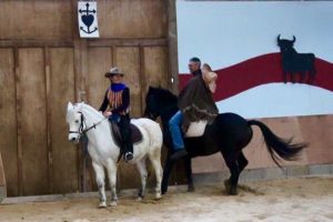 Cavaliers déguisés au club hippique du Gévaudan